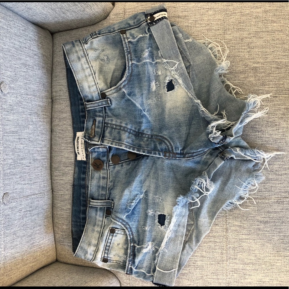 One teaspoon cut off shorts
